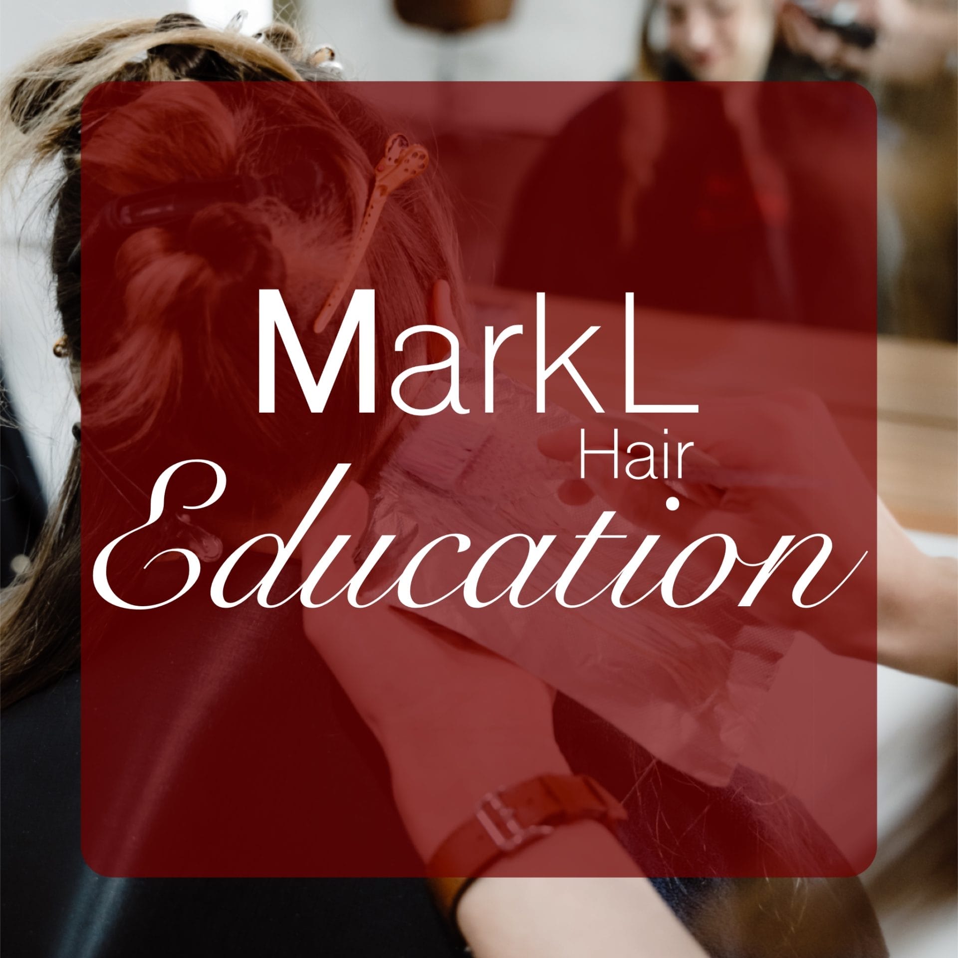 Our Mark L Hair Education logo features text with a background of a skilled hairstylist applying hair color using a classic highlighting technique. Our education service is designed for salon owners in Melbourne who want to enhance their skills and stay up-to-date with the latest hair color trends and techniques. Our courses cover everything from basic color theory to advanced color correction, and are taught by experienced professionals in the industry. Join us and take your skills to the next level! #MarkLHairEducation #HairColor #HighlightingTechnique #SalonEducation #Melbourne"